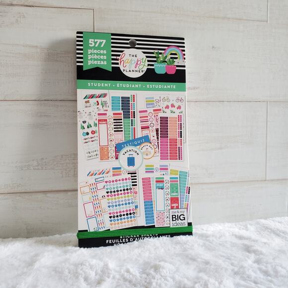 The Happy Planner Student Sticker Sheets Read Description - Picture 1 of 8
